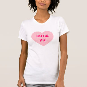 Customizable Pink Conversation Heart T-Shirt