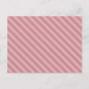 Customizable Pink Stripes Postcard