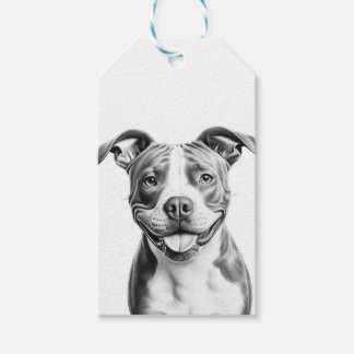 Customizable Pitbull Terrier Gift Tags