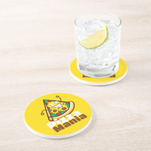 Customizable Pizza Mania Coaster