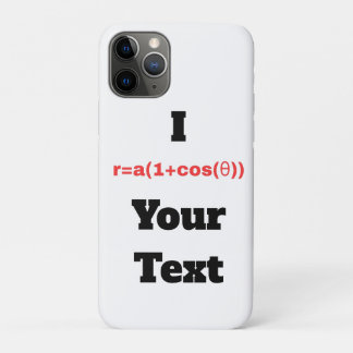 Customizable Polar Equation (I Heart) iPhone 11 Pro Case