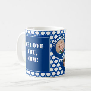 Customizable Polka-Dot Mother's Day Mug