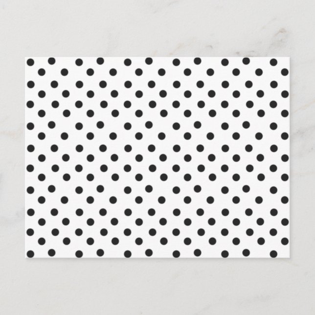 Customizable Polka Dots Postcard (Front)