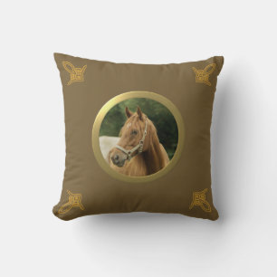 Customizable Pony, Horse or Other Pet Memory Photo Throw Pillow