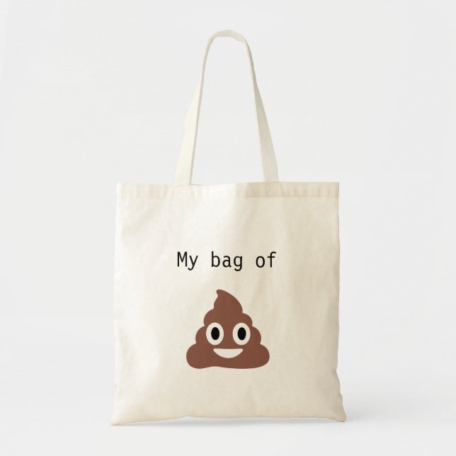 Customizable Poo Emoji Tote Bag (Front)