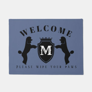 Customizable Poodle Door Mat (Puppy cut)