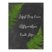 Customizable Poster Create Your Own Affirmation