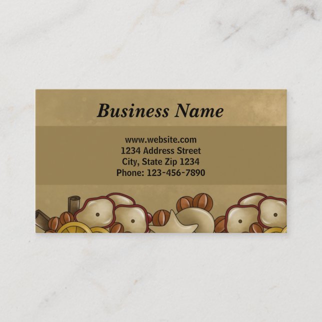 Customizable Potpourri Business Card (Front)