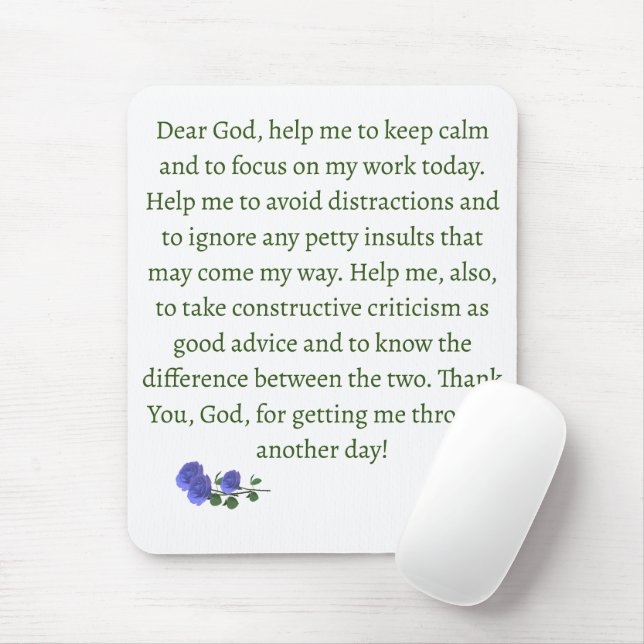 Customizable Prayer  Mouse Pad (With Mouse)