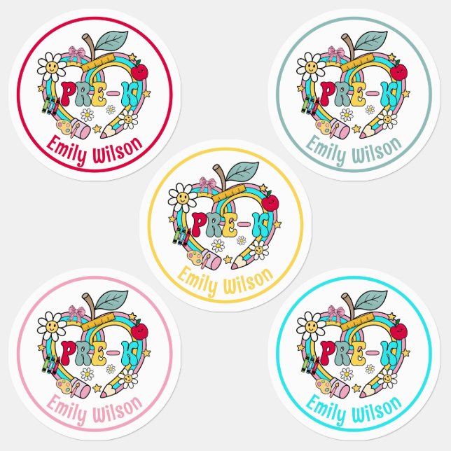 Customizable Pre-K Name Tags (Group)