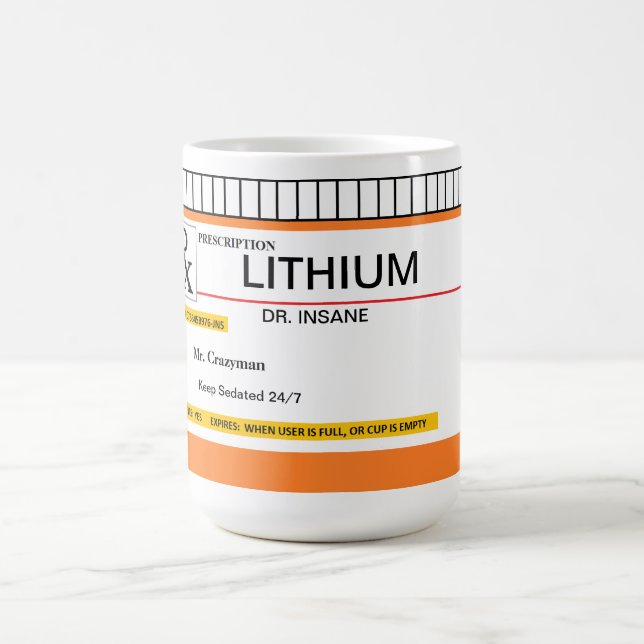 Customizable Prescription Mug (Center)