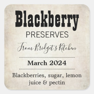 Customizable Preserves BL_04sq Square Sticker
