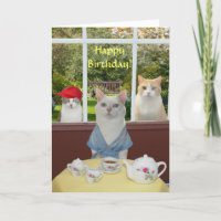 Customizable Pretty Cat Female Birthday