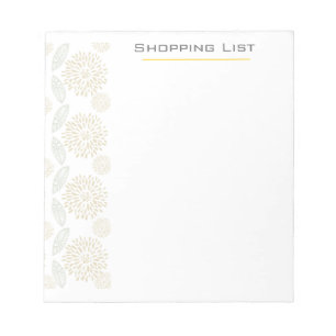 Customizable Pretty Elegant  Flowers Notepad