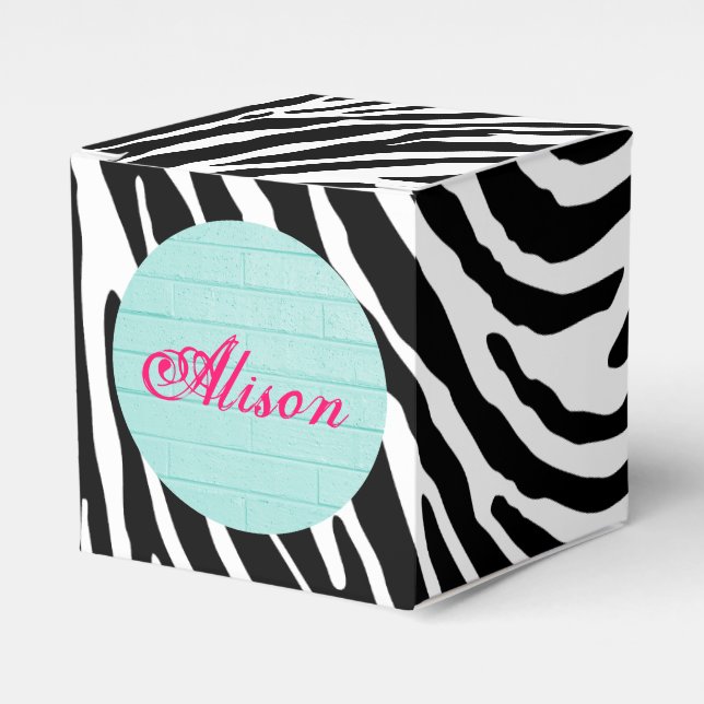 Customizable Pretty Little Favour Box (Front Side)