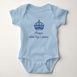 Customizable - Prince (Add your boy's name) Baby Bodysuit
