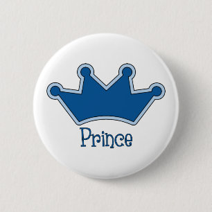 Customizable Prince - Crown 2 Inch Round Button