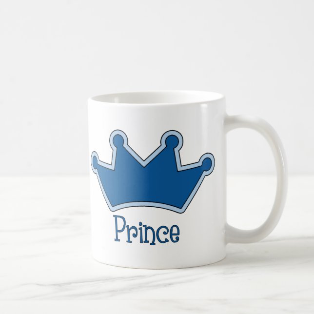 Customizable Prince - Crown Coffee Mug (Right)