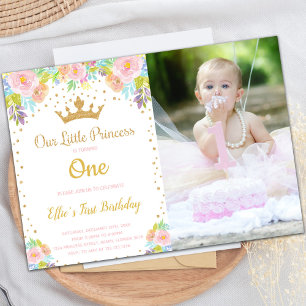 Customizable Princess Party Invitations for Kids