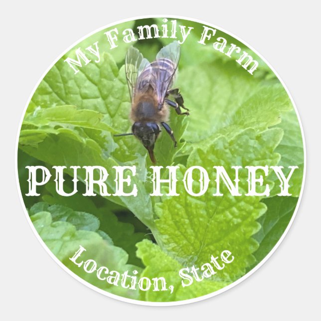 Customizable Product Label (Front)