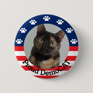 Customizable Proud DemoCAT 2 Inch Round Button