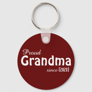 Customizable Proud Grandma since keychain! Keychain