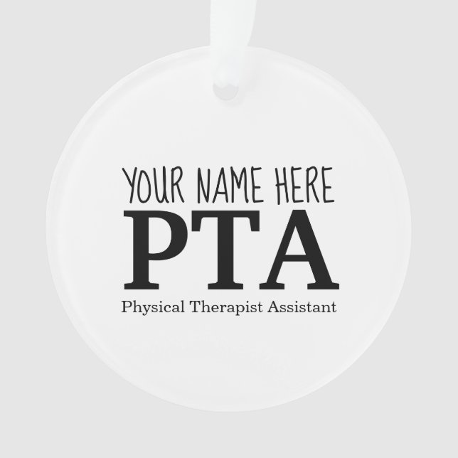 Customizable PTA Ornament (Front)