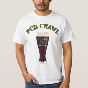 Customizable pub crawl T-Shirt