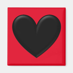 Customizable Puffy Heart Magnet