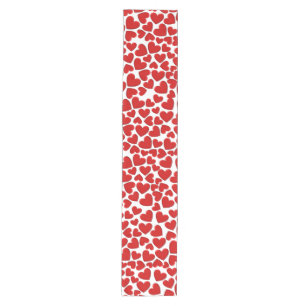Customizable Puffy Hearts Medium Table Runner