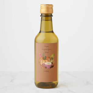 Customizable Pumpkin Spice Labels