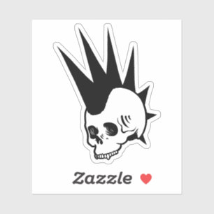 Customizable Punk Jawless Skull