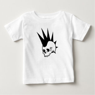 Customizable Punk Jawless Skull Baby T-Shirt
