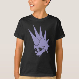 Customizable Punk Jawless Skull Version 2 T-Shirt