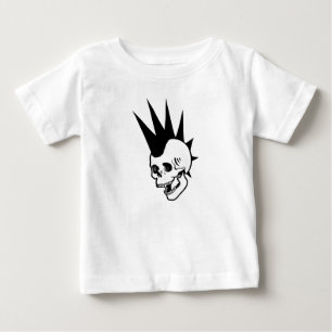 Customizable Punk Skull Baby T-Shirt