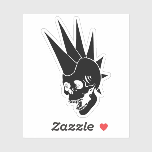 Customizable Punk Skull Version 2 (Sheet)