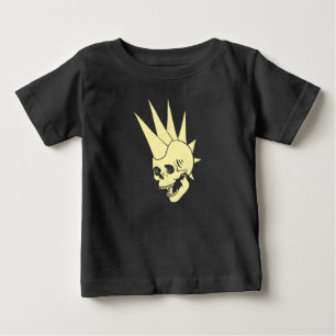 Customizable Punk Skull Version 2 Baby T-Shirt