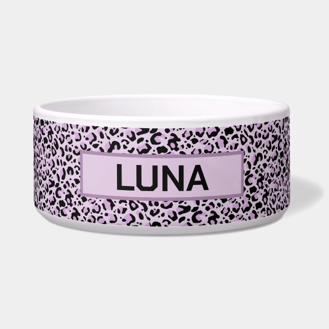 Customizable Purple Leopard Print Pet (Front)