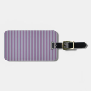 Customizable Purple Stripes Luggage Tag