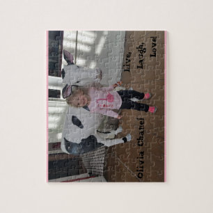 Customizable Puzzle, substitute your pic & text Jigsaw Puzzle