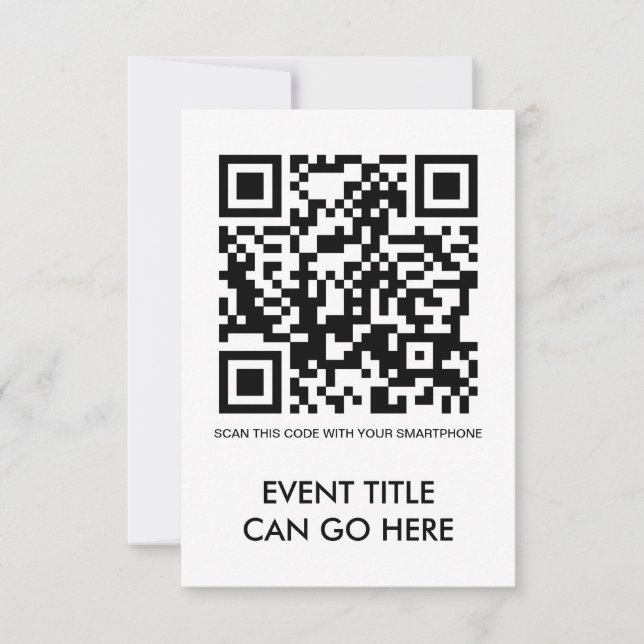 customizable QR code (Front)