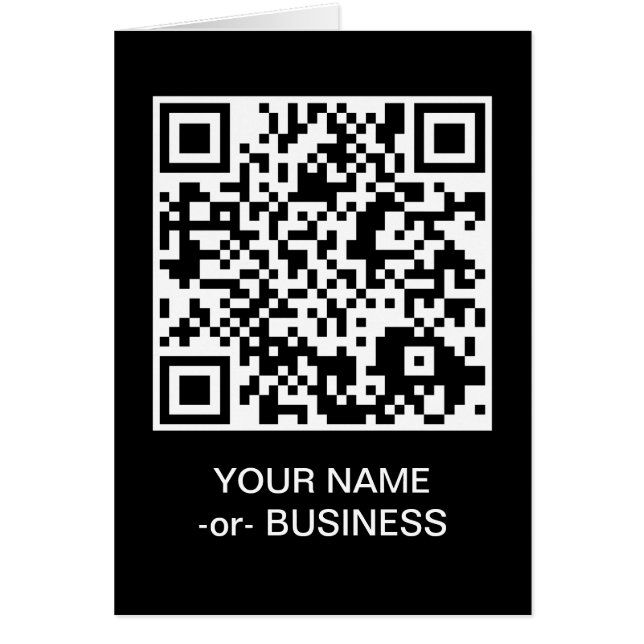 customizable QR code (Front)