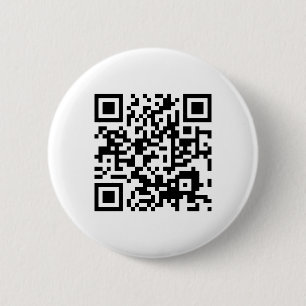 customizable QR code 2 Inch Round Button