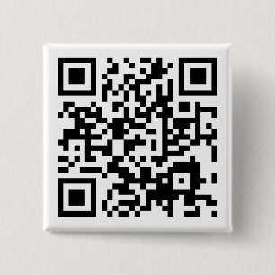 customizable QR code 2 Inch Square Button