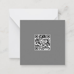 Customizable Qr code and logo Holiday Card