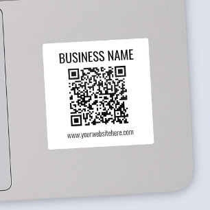 Customizable QR code & Business Name