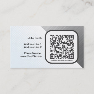 Customizable QR code marketing piece Business Card