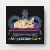 Customizable Queen corgi cushion crown Postcard