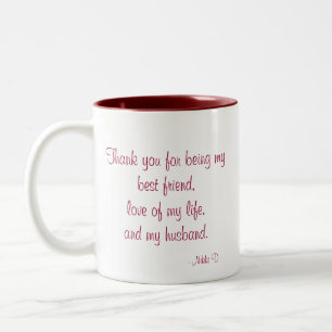 Customizable Quote "Love" mug