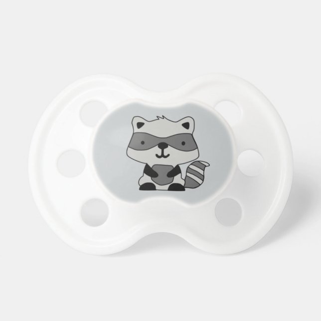 Customizable Raccoon Pacifier (Front)